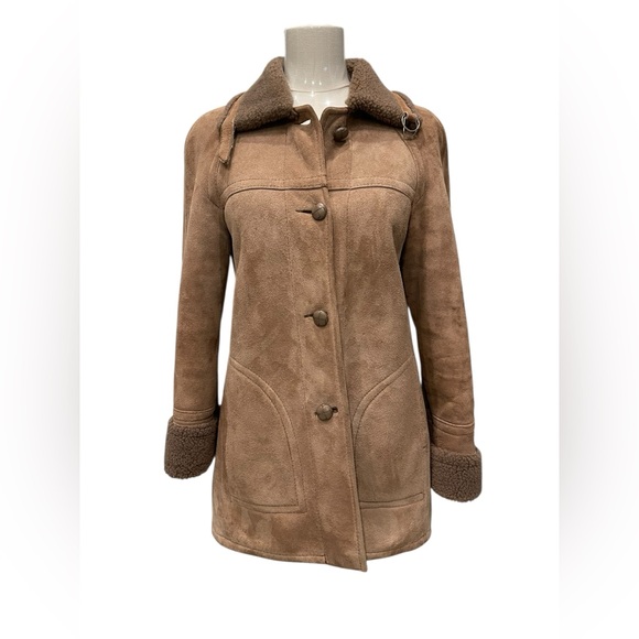 Vintage AU RENARD Lambskin Shearling Coat Size:M/L